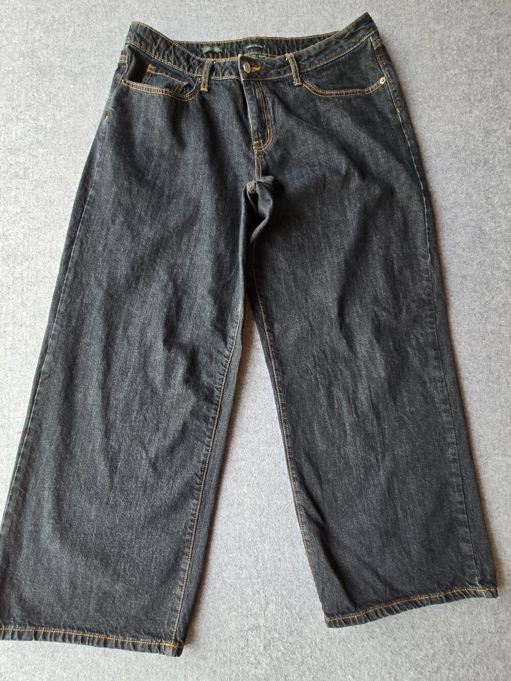 Wild Fable Women's Low Rise Baggy Wide Leg Jeans Dark Wash Size 16 R (36"x30")